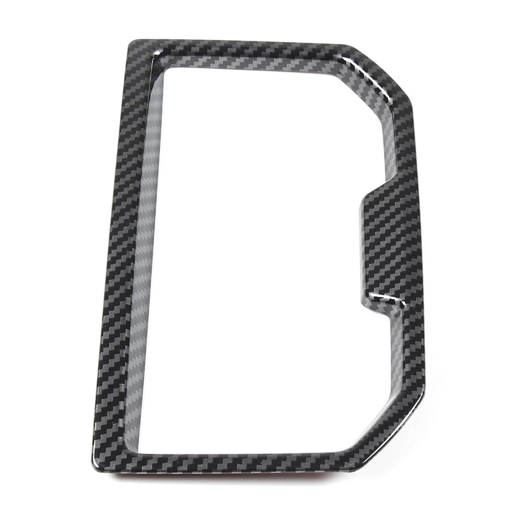ABS Carbon Fiber Rear Water Cup Holder Cover Trim For Toyota Tacoma 2024+