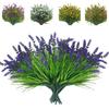 Artificial Lavender Fake Flower Green Plant Home Decoration Monkey Grass Artificial Spring Grass Lavender Plant Flower