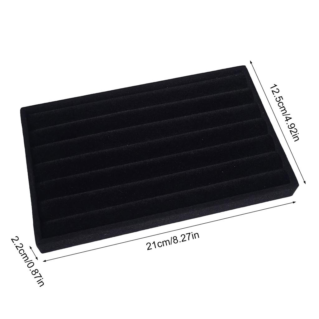 Fabric Jewelry Tray Jewelry Display Organizers Jewelry Showcase Tray Perfect for Pendant Organization and Display