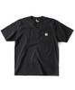 Мужская футболка Carhartt с коротким рукавом и карманом, черная, CTK87, XL,