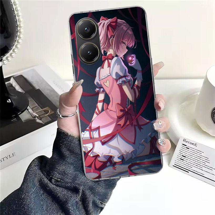 Мягкий чехол для телефона Madoka Magica для Xiaomi Redmi 15C 15 13C 13 Poco X5 X6 X7 F7 Ultra M7 12C 12 10 10C 9C 9A 9T 9 Fundas Poc