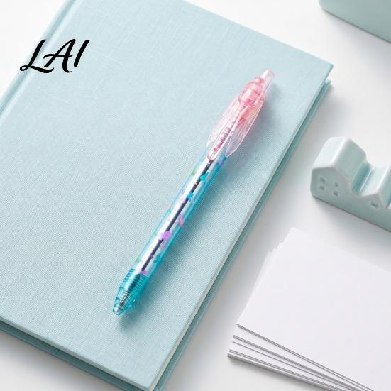 Creative Stationery for Students Gleaming Wings 0.5mm Smooth Pens Dragonfly Gel Writing Translucent Body Stationery Decorative Pens Diary