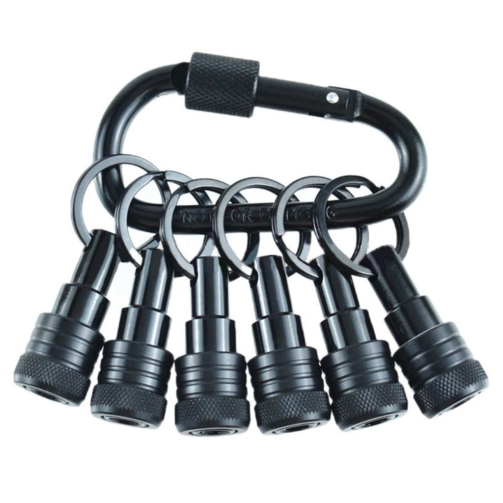 6pcs 1/4inch Hexagonal Shank Socket Bit Holder Set Screwdriver Bit Holder Set Versatile for Easy Storage & Transport