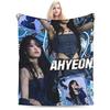 Y2K BABYMONSTER K-pop Девичья Группа Плед Супер Мягкий Бархатный Уютный Плед Машинная Стирка