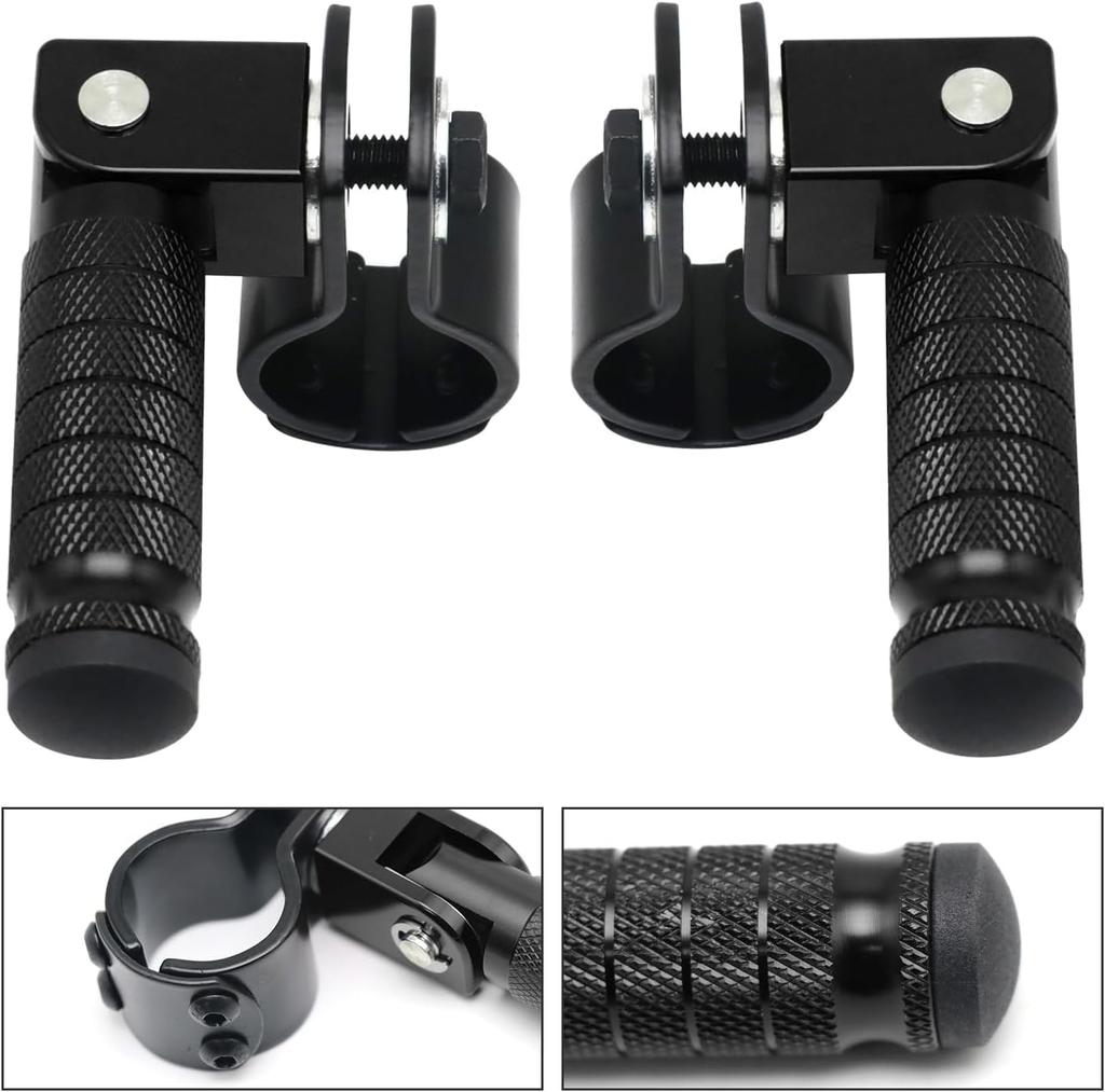 Подставка для ног мотоцикла, универсальная металлическая педаль для мотоцикла, складная подножка, противоскользящие складные педали для велосипеда, скутера, мотоцикла