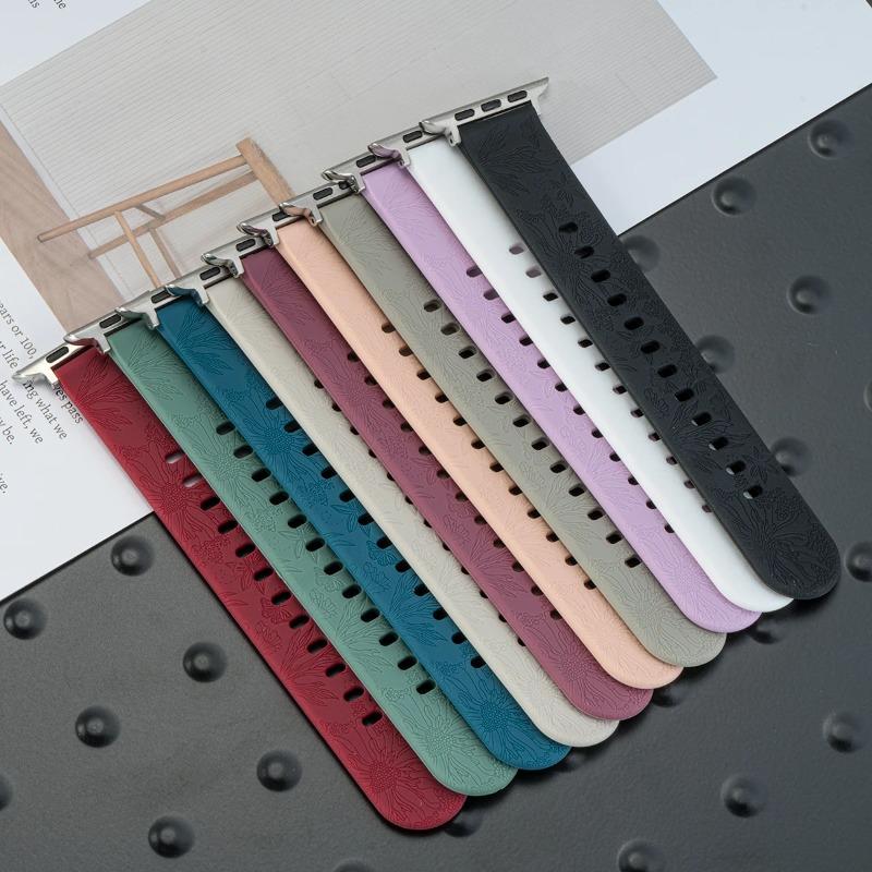 Силиконовый спортивный ремешок для Apple Watch Strap Ultra 3 49 мм 11 46 42 мм Браслет для iWatch Series10 9 8 7 6 5 4 SE 45 44 41 38 40 мм