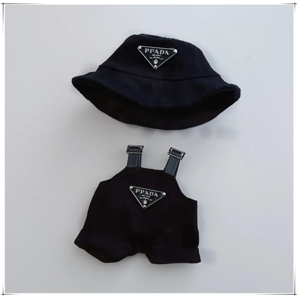 Для 17см v1v2 Лабубу Одежда Лабубу Сидящий Праздничная шляпа Нагрудник Штаны Обувь Аксессуары для кукол Милое украшение Игровые игрушки