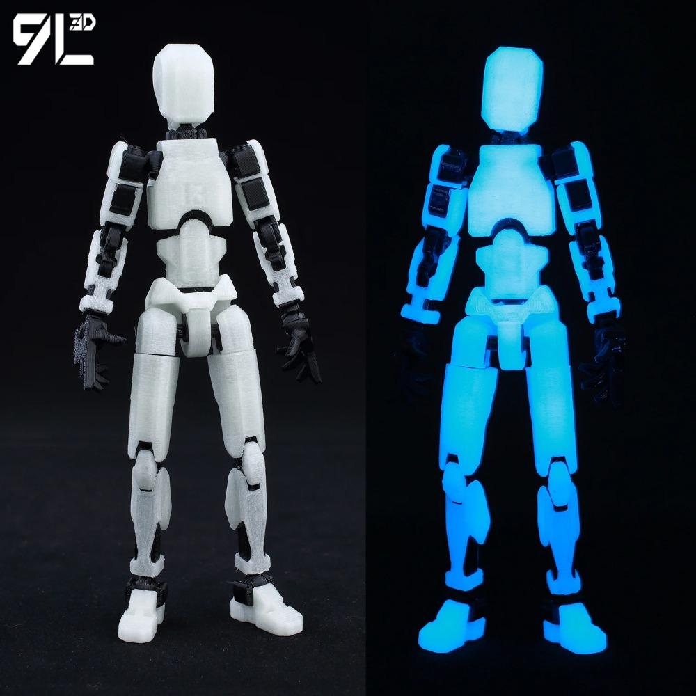 (Сборка завершена) Набор фигурок T13, Фигурка робота Dummy 13, Коллекционная фигурка Lucky 13, Артикулированная