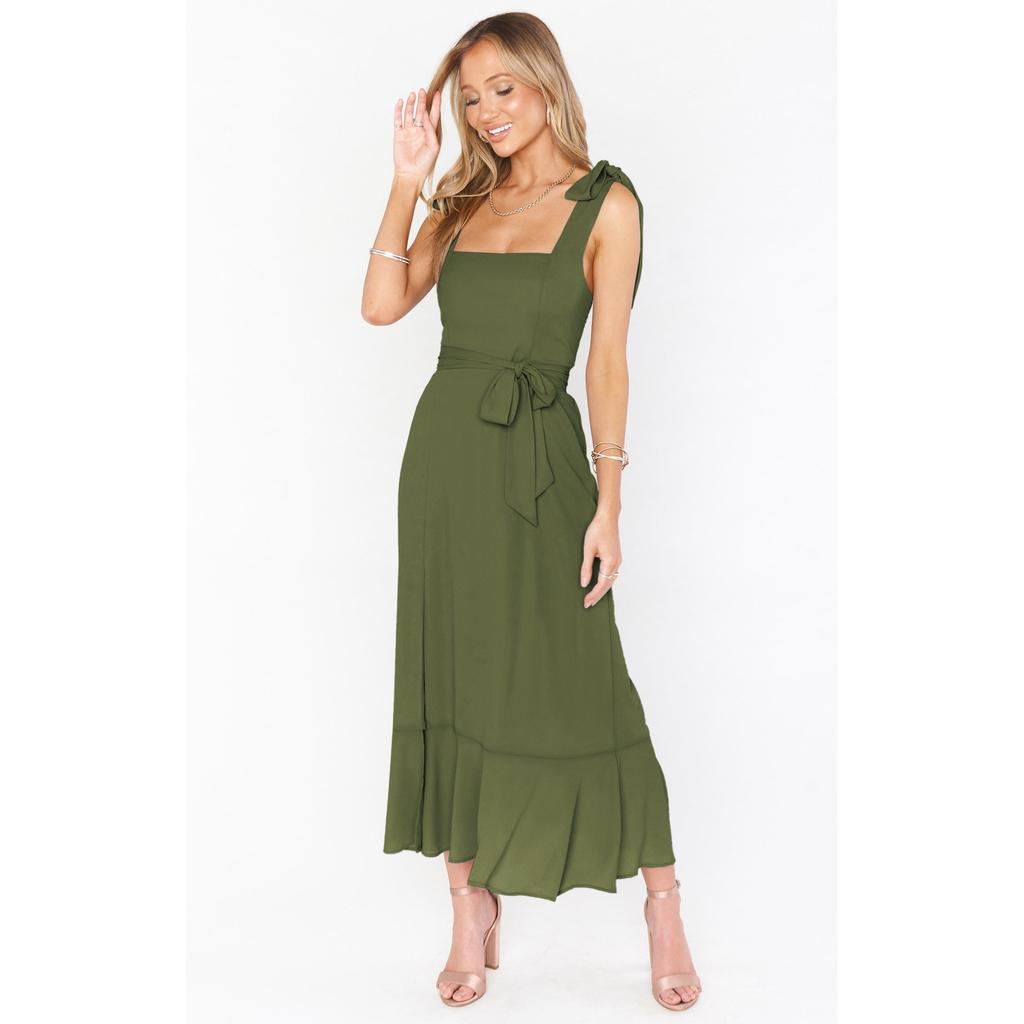 GMXIA Летняя элегантная мода женское темпераментное пригородное платье с разрезом юбка от кутюр