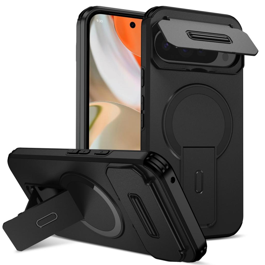Прочный противоударный чехол-подставка с защитой камеры для Google Pixel 10 9 Pro XL 9A, с магнитной зарядкой Magsafe
