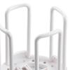 ABS, PP Retractable Bowl Rack Gray Multifunctional Plastic Bowl Holder Reusable Space Saving Adjustable Plate Holders