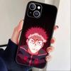 Чехол для телефона Jujutsu Kaisen H-Kaisen Для iPhone 16,15,14,13,12,17,Pro Max,Plus Силиконовый Черный Чехол