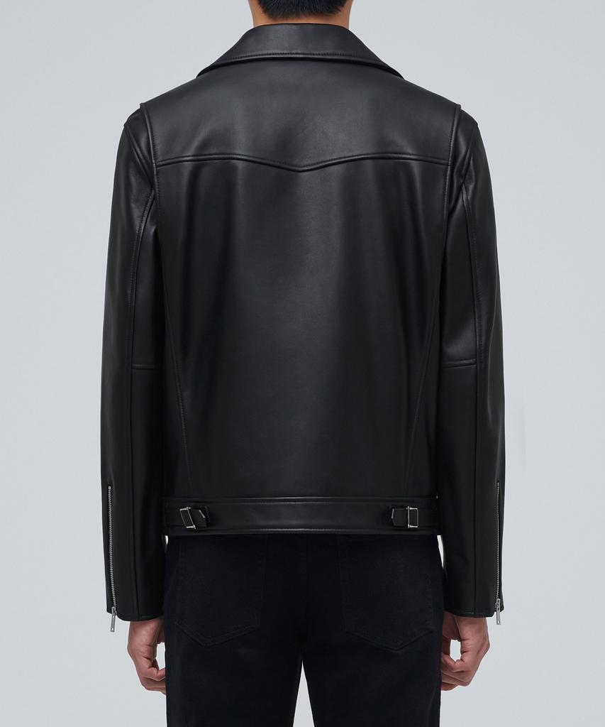 Musinsa Standard Lambskin Basic Rider Jacket [Black]
