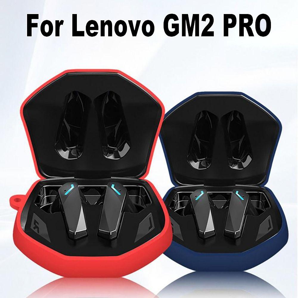 Shockproof Wireless Headset Cover with Carabiner Earphone Protector for Lenovo GM2 PRO Travel