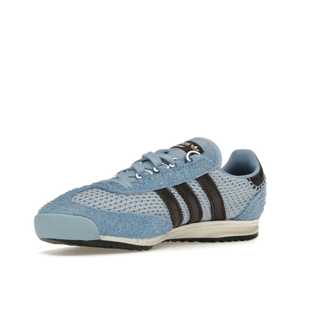 Унисекс кроссовки Wales Bonner x adidas SL 76 пепельно-голубые/черные IH3262