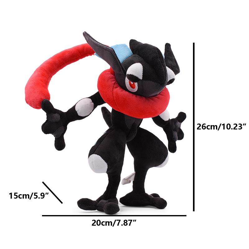 Блестящая плюшевая кукла Greninja, мягкая игрушка в виде животного, отличный подарок 30 см