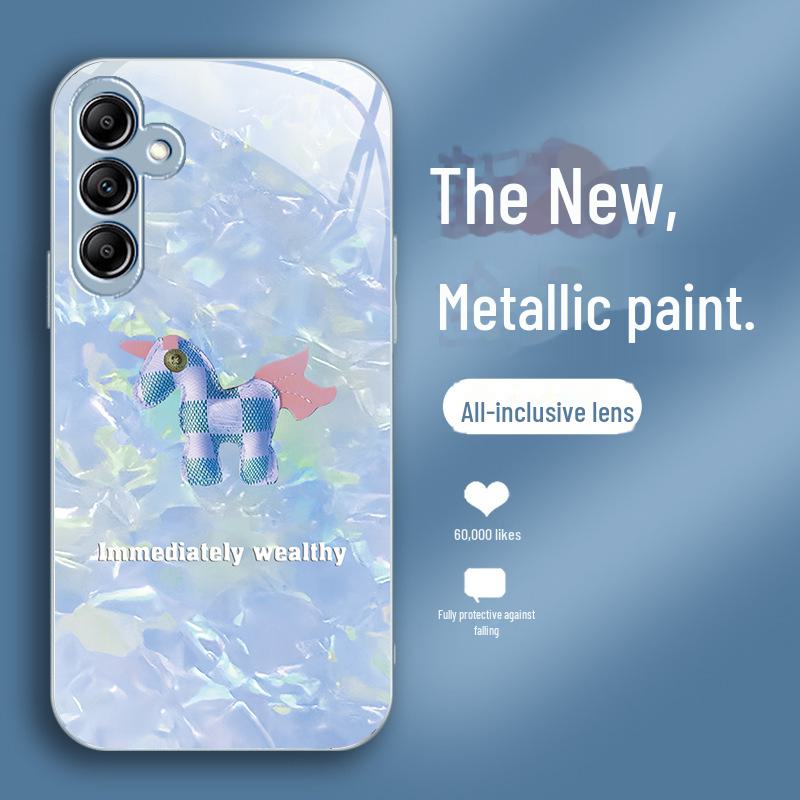 Чехол для мобильного телефона Samsung A14 Ragdoll Pony: A20 Liquid Glass, A30 Full Package, A32 Advanced FE Anti-Fall, дизайн Net Red