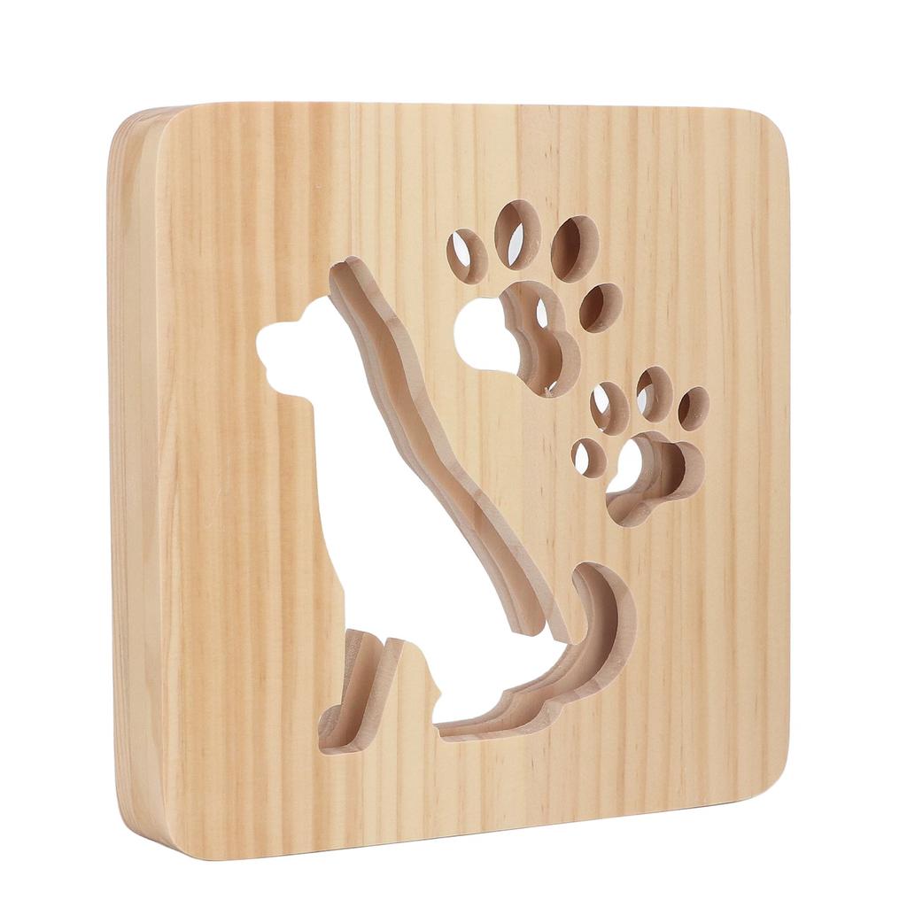 Ночной светильник для детской комнаты с милой собачкой, дизайн с полостью, мягкий, на 360 градусов, ночник с питанием от USB