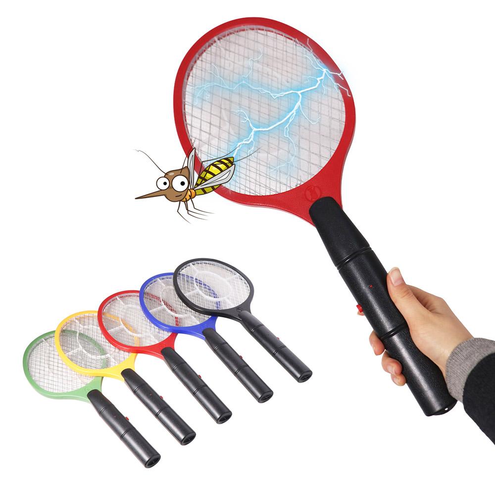 Handheld Electric Mosquito Swatter Battery Powered Insect Bug Zapper Fly Swatter Bedroom