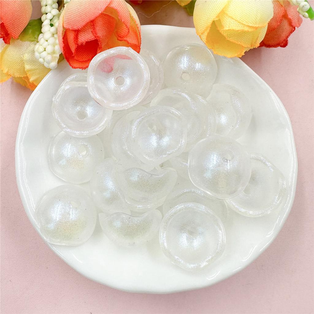 Высококачественные бусины, разноцветные акриловые бусины «сделай сам», модные 100 шт., ювелирные изделия из бисера в форме чаши