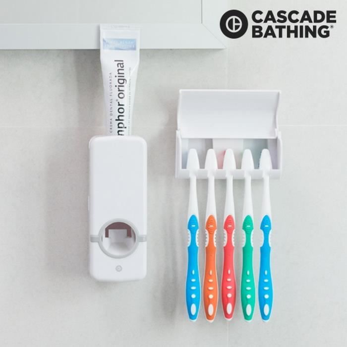 Distributeur De Dentifrice Automatique Avec Support Pour Brosses À Dents HT