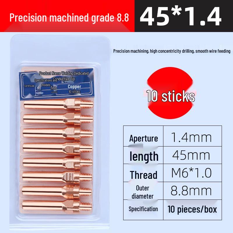 Panasonic Gas Shielded Copper Contact Tip for MIG Welding (0.8/1.0/1.2)