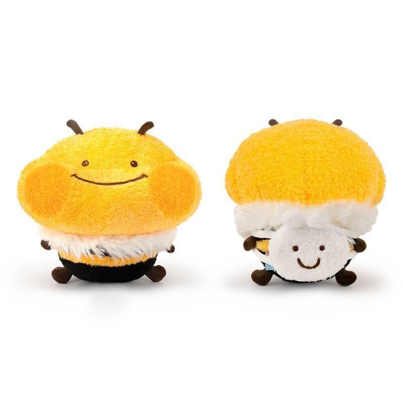 Plush Bee Honey Doll Pillow Gift Play Bear Rabbit Backpack Expression Decoration