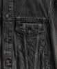 LMOOD Sherry Tencel Denim Trucker Jacket Burnt Black
