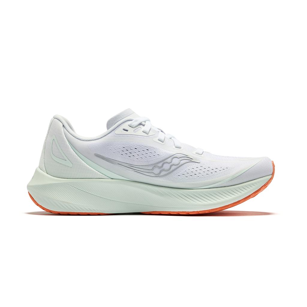 SAUCONY Mirage Flow Lightweight Cushioning Training Running Shoes Women Sneaker White Lavender Silver S18214-1