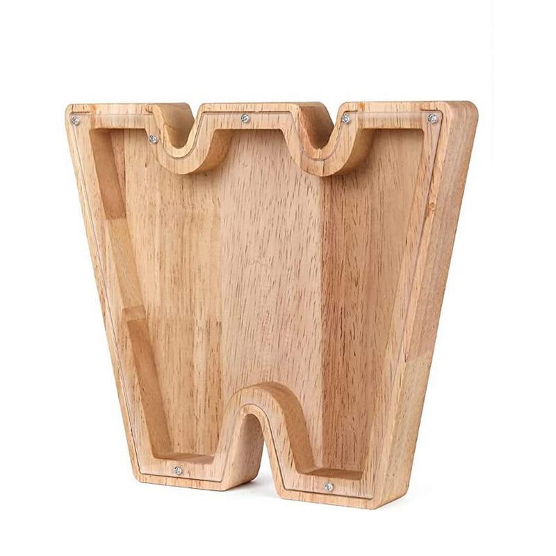 26 букв, английская копилка, деревянная коробка для экономии денег, банка для хранения монет, настольный орнамент, домашний декор, поделки, рождественский подарок