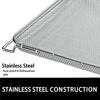304 Stainless Steel Replacement Air Fry Basket for Ninja Foodi SP100/SP101B1/SP300 DT200, Oven Roasting Basket Grill Tray Rack