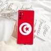 IK72 Tunisian Flag Passport Transparent Phone Case for Motorola Moto G7 G8 G9 G84 G85 G73 G24 G15 Z2 Play Power Plus