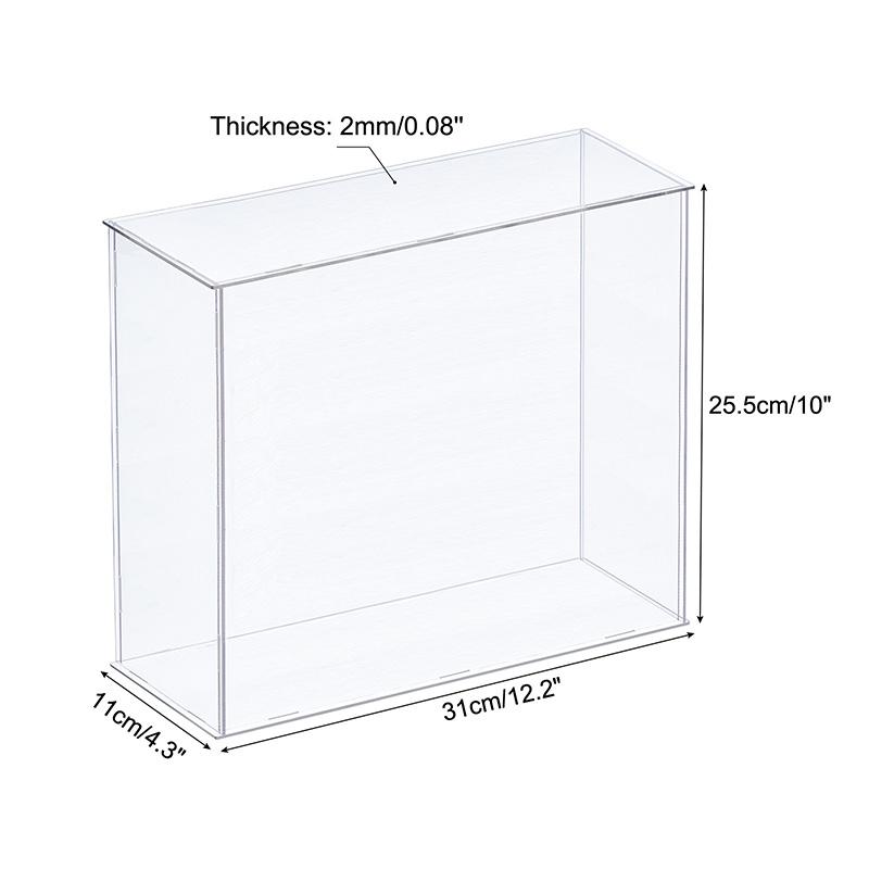 Акриловая витрина 41 размера для коллекционных предметов Сборная Прозрачная Защитная Витрина Куб Коробка для хранения Пыленепроницаемая Выставка Организация Игрушек