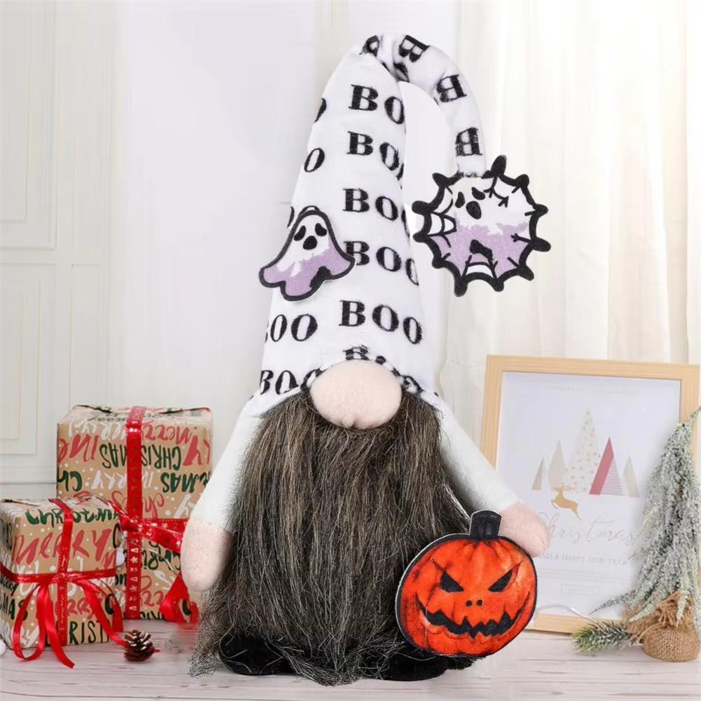 Funny Halloween BOO Faceless Gnome Doll Cloth Happy Halloween Decoration  Home Decoration