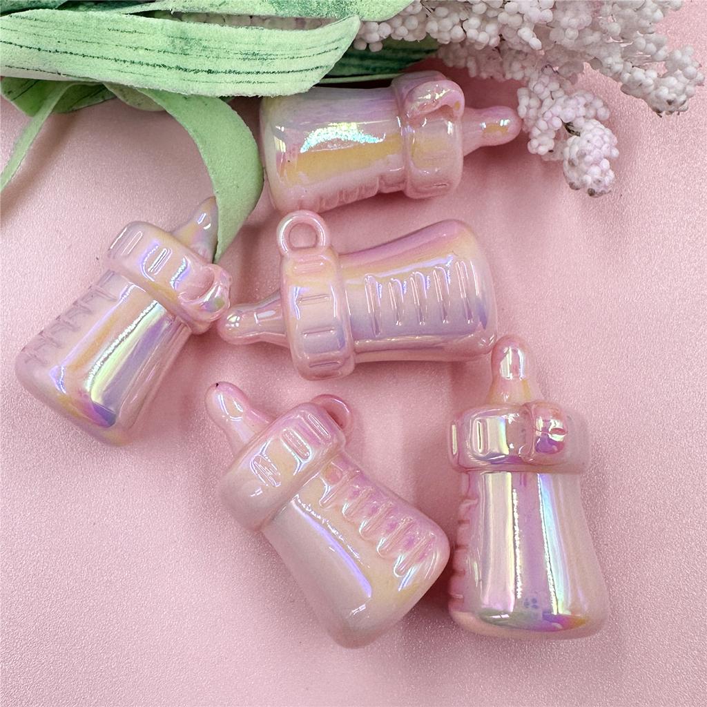 Модные свободные бусины DIY 5 шт. Материал ручной работы Аксессуары для ювелирных изделий для поделок Кормящая бутылочка 20,8*33,7 мм Подвески