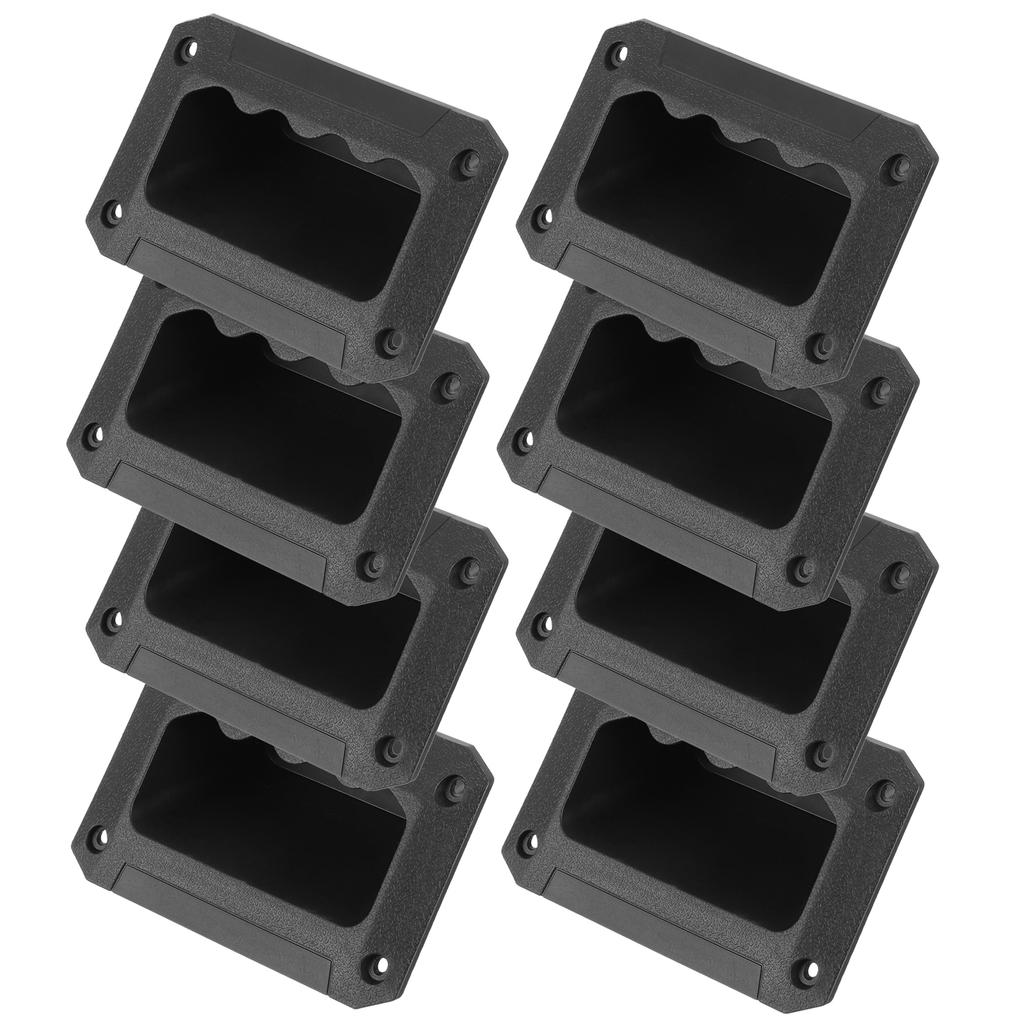 8 шт. Ручка для динамика Прочная Ручка для усилителей саундбара Ручки для кабинета Пластиковая фурнитура для ведра Замена кейса для динамика