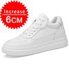 Плюс Размер 37-46 Кроссовки для мужчин, увеличивающие рост, стелька 8 см, белые, черные, более высокие, мужские, модные кроссовки для отдыха