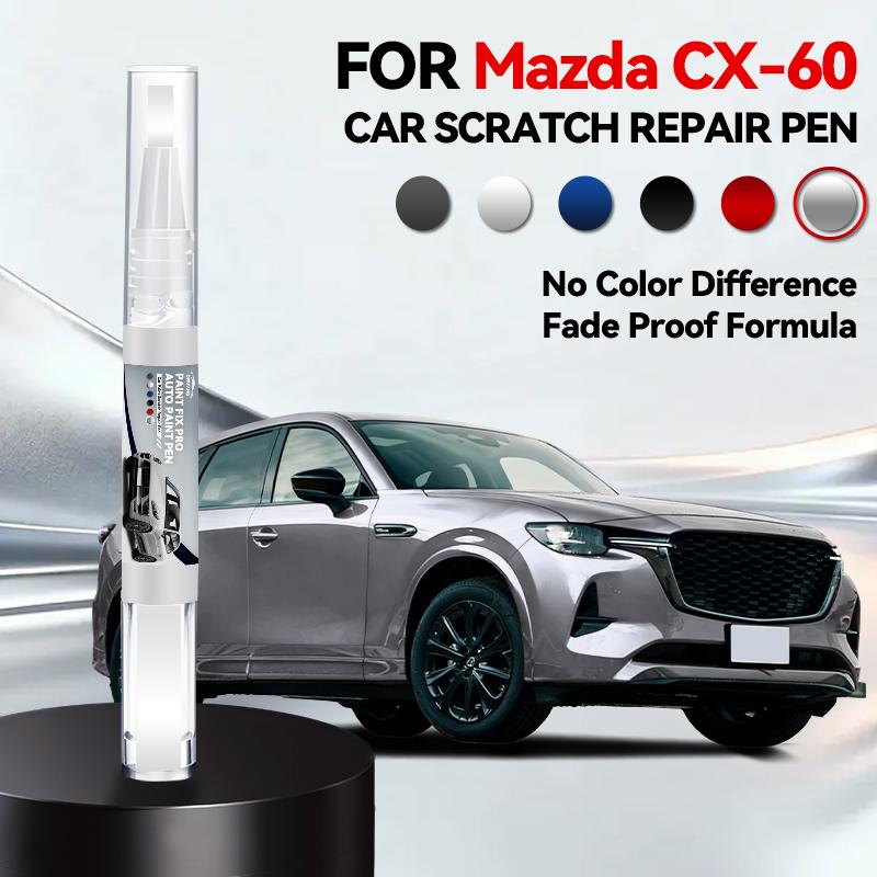 For Mazda CX-60 Car Paint Scratch Repair Body Repair Accessories Black Spray Paint Car Gadgets Car Paint Touch Up Pen