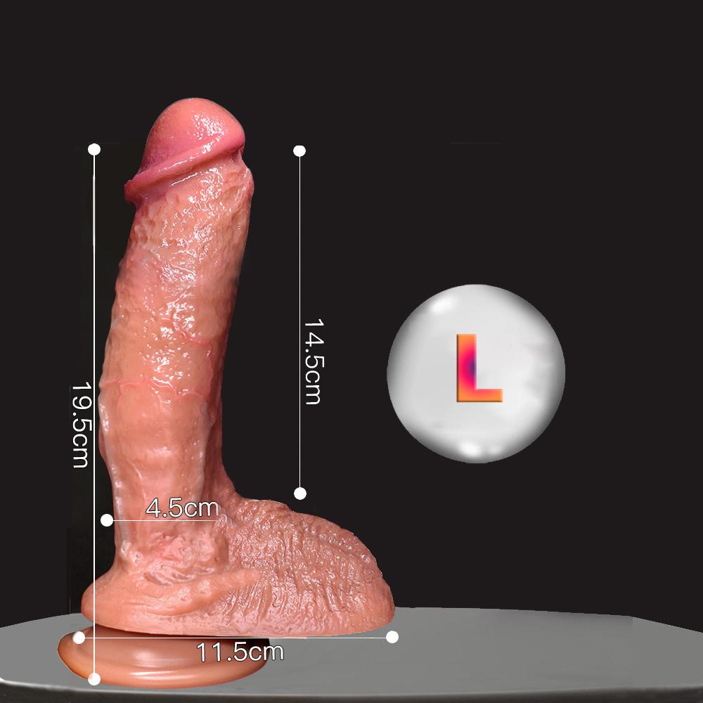 Hammer двойной жидкий силиконовый искусственный пенис для макияжа, женский мастурбатор, толстый пенис для длительного отпуска, сексуальные принадлежности для взрослых