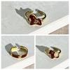 Cartoon Zodiac Horse Ring Adjustable Opening Ring Stackable New Year Drip Oil Ring  Decoration