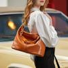 2025 New First-layer Cowhide Large-capacity Portable Shoulder Bag European and American Fashion Bag Women's Messenger Leather Women's Bag