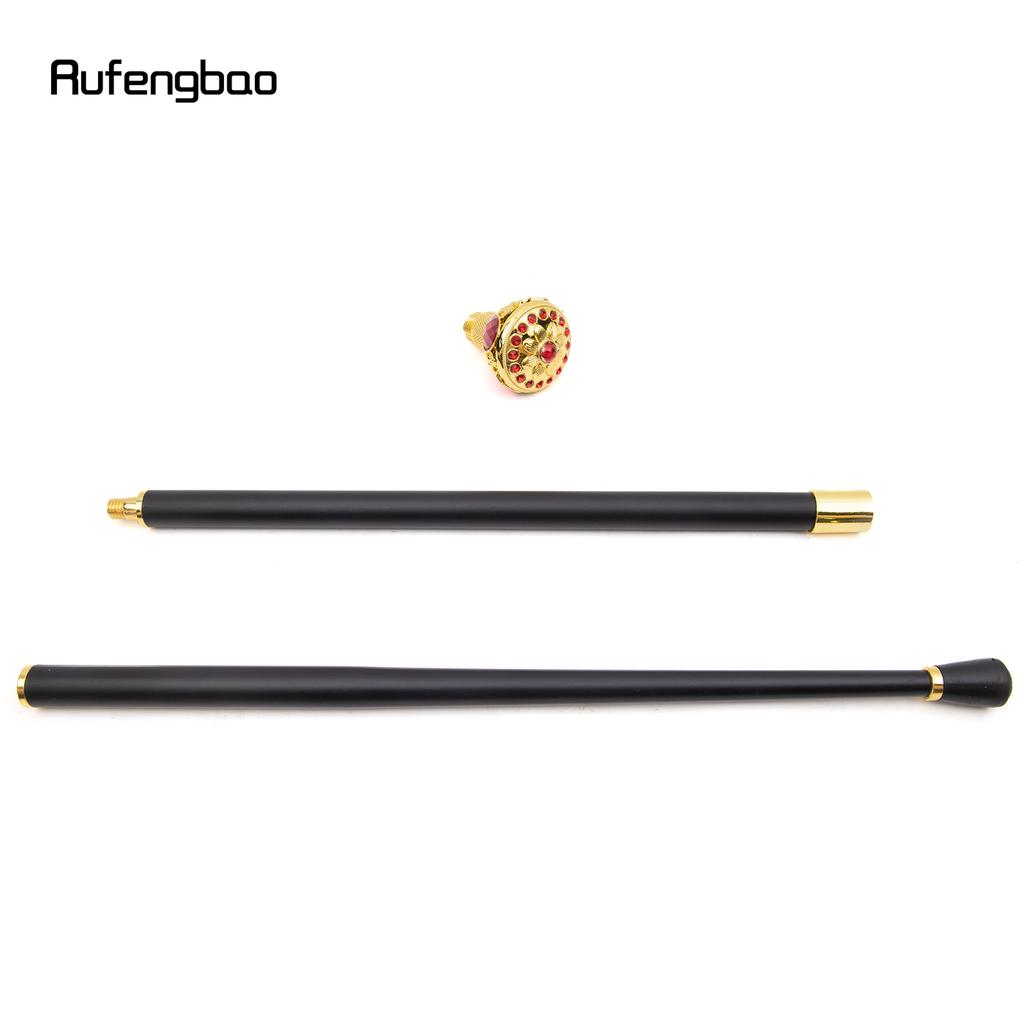 Золотой Красный Цветочный Шар Модная Трость Декоративная Трость Косплей Винтажная Вечеринка Модная Трость Посох 91 см