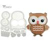 Cut Stencil Durable Decorative Reusable Owl Shape Metal Cutting DIY Scrapbook Decor Souvenir Gift