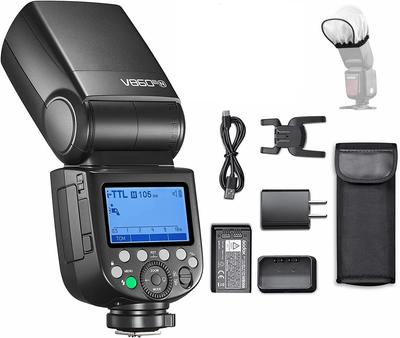 Авторизованная вспышка GODOX V860III-N для камер Nikon, совместимая с D3200, D800, 2.4G, GN60, высокоскоростная синхронизация 1/8000 с [Официальный дистрибьютор GODOX]