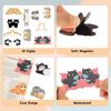 5/6/10pcs Decoration Cat Magnetic Bookmarks Kitten Shape Page Holders  Reading Essential