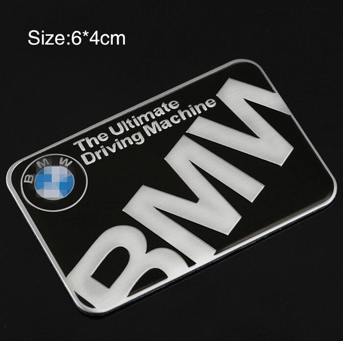 djpxh3 3D Metal Sticker Body Trunk Decal Emblem Badge Racing Style Exterior Modified Parts For BMW i3 i4 G07 G06 G05 G02 G01 F02 F06