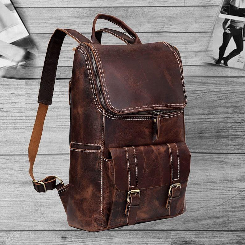 Кожаный рюкзак для мужчин и женщин, кожаный дорожный рюкзак, персонализированный мужской кожаный рюкзак, хипстерский рюкзак, подарки для него/нее