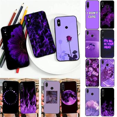 Фиолетовый эстетический чехол для телефона для Redmi note 8Pro 8T 6Pro 6A 9, силиконовые чехлы для Redmi 8 7 7A note 5 5A note 7, чехол