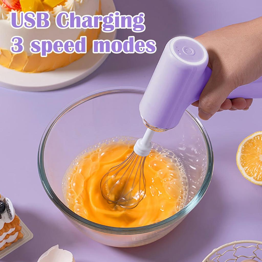 Electric Whisk, Cream Whisk, Stirring Stick, Cake Baking, Handheld Whisk, Fully Automatic Egg Beater