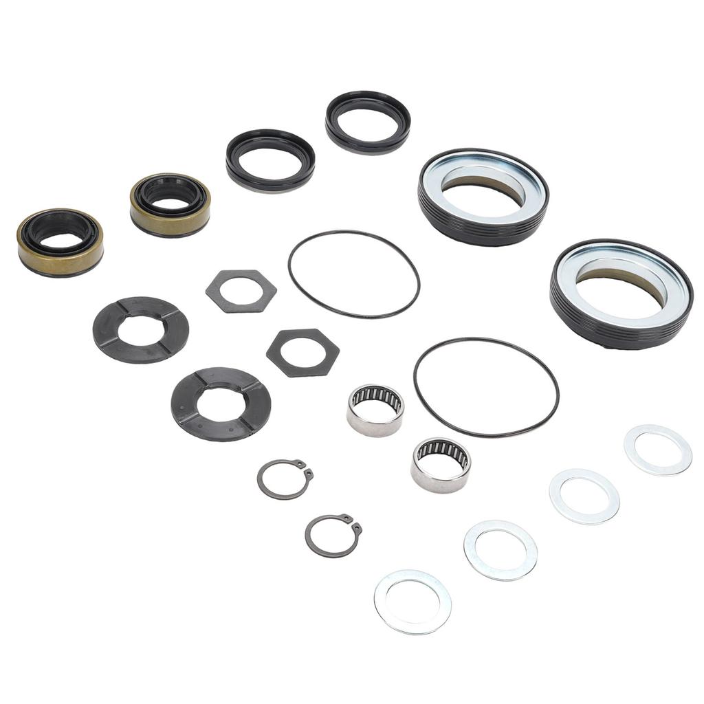 Outer Axle Dust Seal Inner Tube Seal Needle Bearing Snap Ring Thrust Washer Seals Kit 701166X Replacement for Super